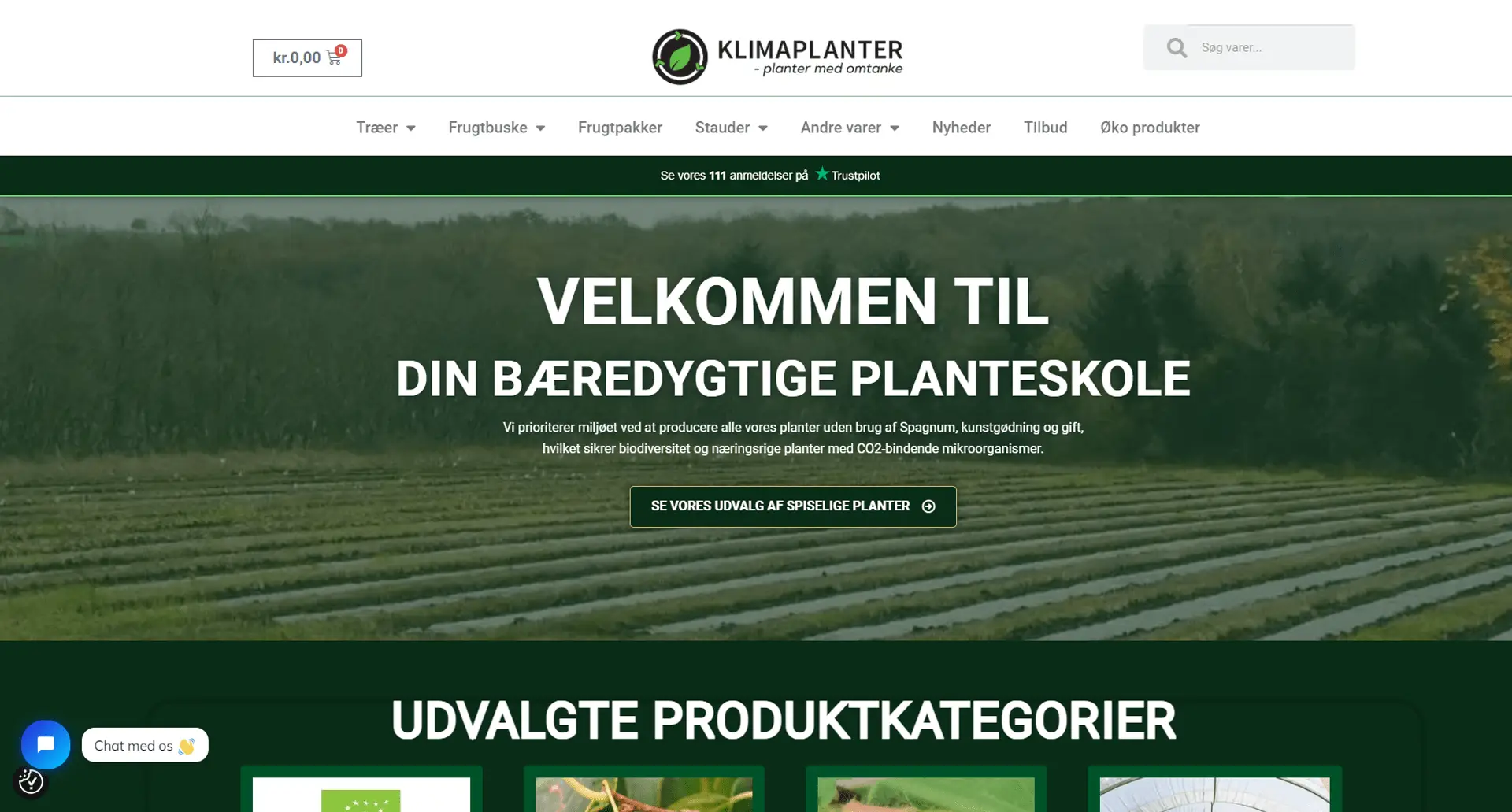 Klimaplanter.dk topbillede